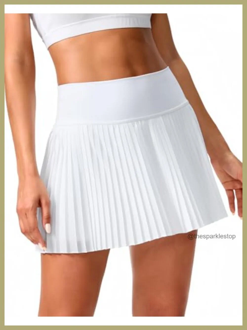 Pleated Tennis Skirt with Pockets High Waisted Athletic Golf Skort